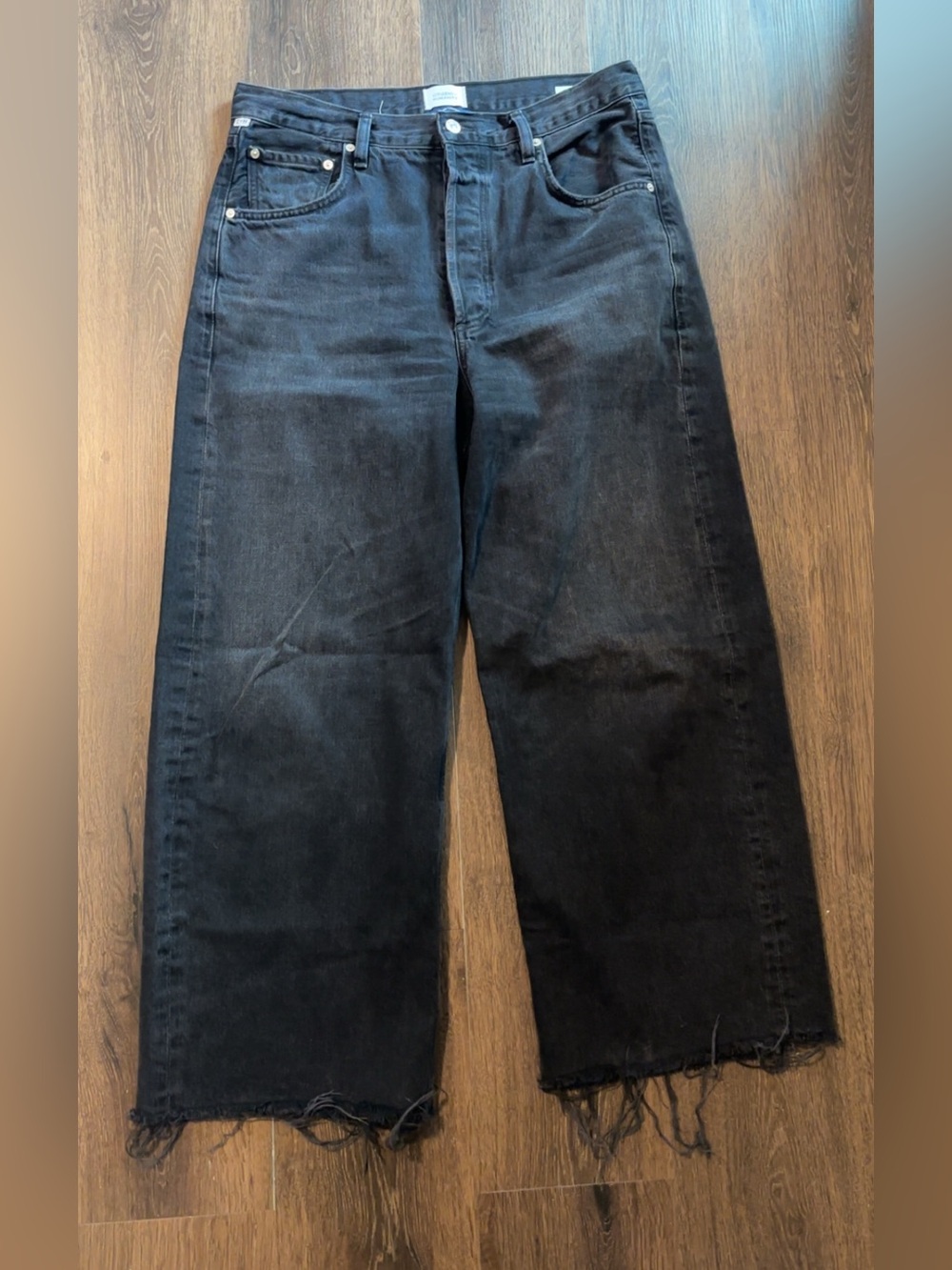 Citizens of Humanity Ayla Raw Edge Wide Leg jeans size 30